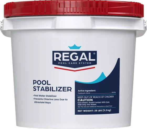 Regal pool stabilizer, 25 lb bucket