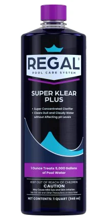 Regal Super Klear Plus clarifier, 1 quart bottle
